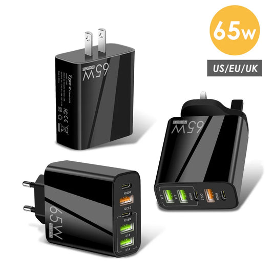 65W Universal USB-C Fast Charger
