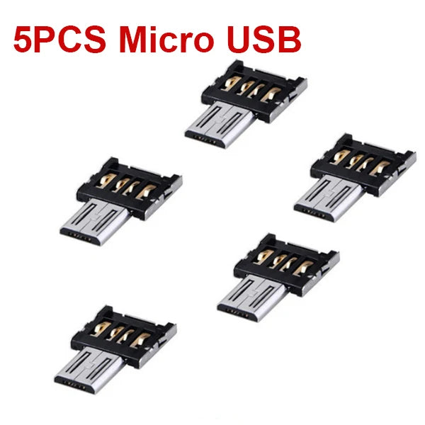 Adaptador OTG Micro USB Tipo C universal