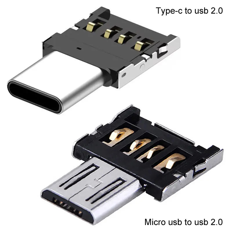 Adaptador OTG Micro USB Tipo C universal