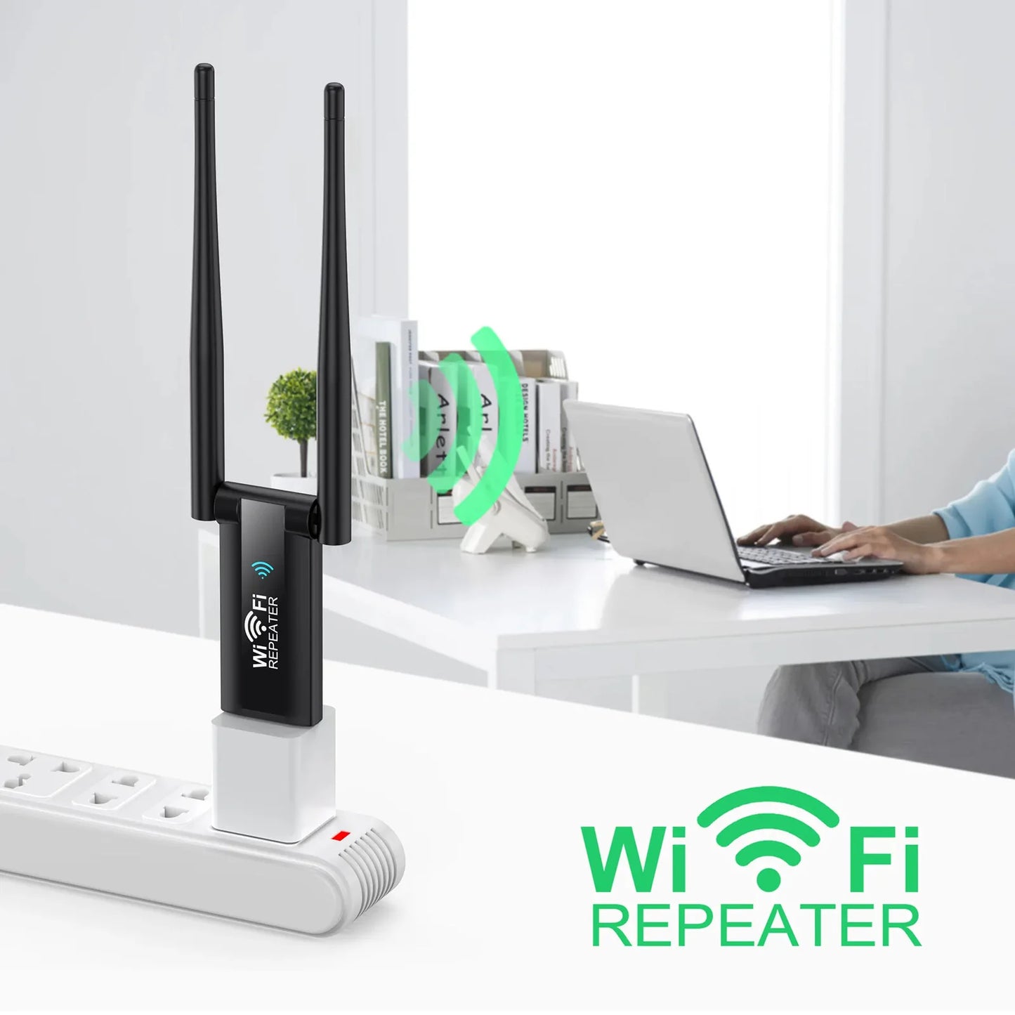 2.4G 300Mbps Wireless USB Wi-Fi Repeater