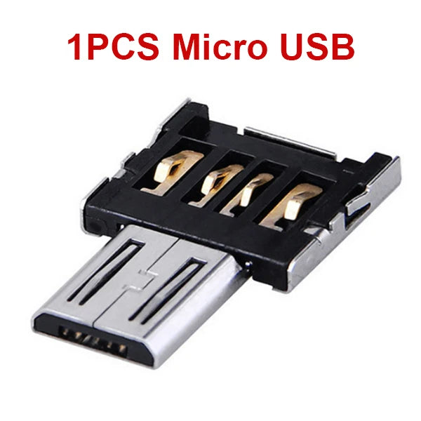 Adaptador OTG Micro USB Tipo C universal